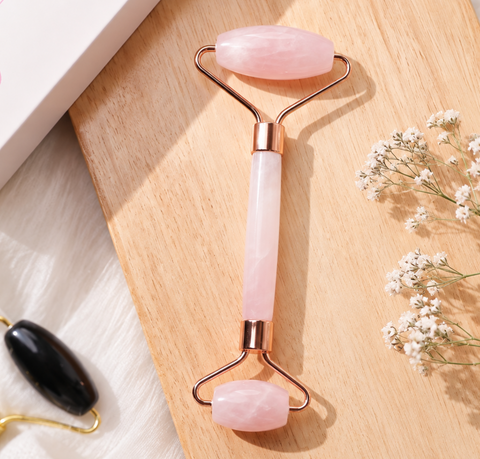 Rose Quartz Facial Roller